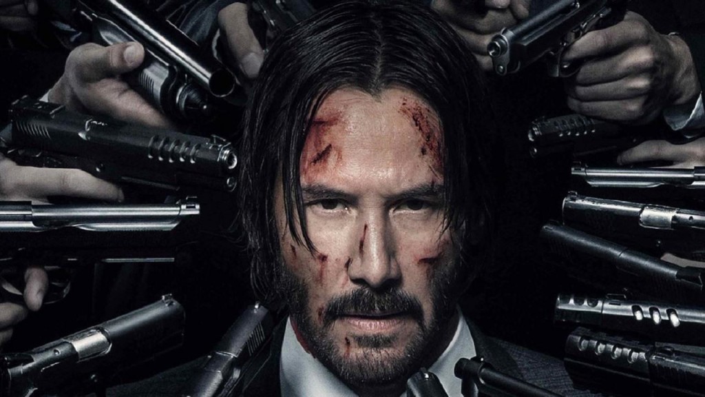 John Wick: Chapter 2 poster and John Wick's day to day.
