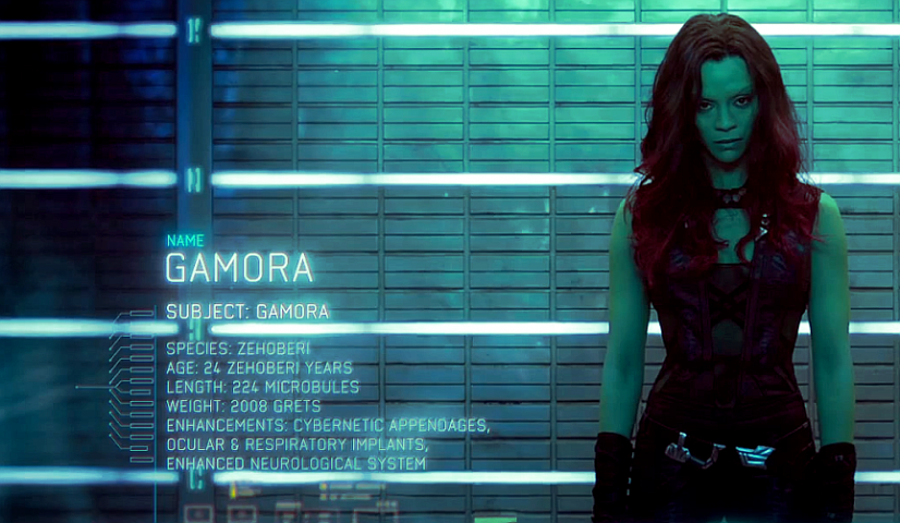 It says "Gamora" but she could be Rihanna